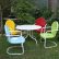 Vintage Metal Patio Furniture Imposing On Within Diy Paint Best Of Antique Outdoor 5