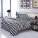 Bedroom White And Black Bed Sheets Fine On Bedroom UNIKEA Double Color Bedding Sets Cotton Style 9 White And Black Bed Sheets