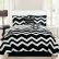 Bedroom White And Black Bed Sheets Incredible On Bedroom Inside Amazon Com 6 Piece Full Chevron Comforter Set Home Kitchen White And Black Bed Sheets