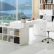 White Desk For Home Office Lovely On With Brilliant Modern 3