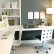 White Desk Home Office Contemporary On Furniture Pertaining To Beautiful Terrific Design 1