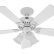 White Hunter Ceiling Fans Imposing On Furniture Within 20436 Beacon Hill Three Light 42 Inch Five Blade Fan 2
