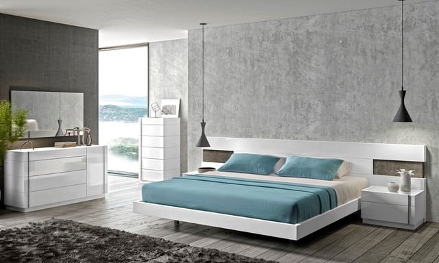  White Modern Bedroom Furniture Exquisite On Throughout Captivating Set 4 White Modern Bedroom Furniture