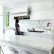 White Modern Kitchen Stylish On Throughout Cabinets Oak 5
