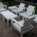 Furniture White Outdoor Furniture Exquisite On For Ana Ottoman Or Accent Table Simple Modern 25 White Outdoor Furniture
