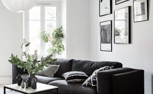 White Room With Black Furniture