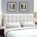 Bedroom White Upholstered Beds Marvelous On Bedroom Within Headboard Queen 24 White Upholstered Beds