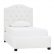 Bedroom White Upholstered Beds Simple On Bedroom Intended Eliza Tufted Bed Headboard Pottery Barn Kids 20 White Upholstered Beds