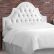 White Upholstered Beds Stylish On Bedroom Intended Caitlyn Headboard 5