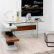 Furniture White Walnut Office Furniture Charming On Pertaining To Modrest Sven Contemporary Desk Shelves By Vig 9 White Walnut Office Furniture