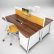 White Walnut Office Furniture Creative On Within Ascend Rectangular Desks Systems 4