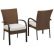 Wicker Patio Dining Chairs Fine On Furniture Intended Steel Weather Resistant Brown Outdoor 4