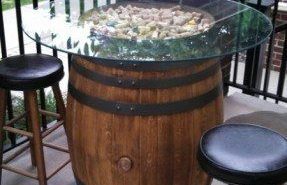 Wine Barrel Outdoor Furniture