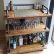 Wine Rack Bar Contemporary On Furniture With Regard To Amazon Com WGX Wood And Metal Wheels Kicthen 3
