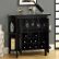 Wine Rack Bar Modest On Furniture Inside Dulcet Cabinet Side Shelves Cappuccino DCG Stores 4