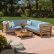 Furniture Wood Outdoor Sectional Marvelous On Furniture Amazon Com Ravello Patio 4 Piece 0 Wood Outdoor Sectional