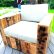 Furniture Wood Pallet Patio Furniture Interesting On From Wooden Pallets Made Out Of 27 Wood Pallet Patio Furniture