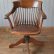 Wooden Swivel Office Chair Plain On Furniture And Antique Vintage Captain S Desk Armchair 3