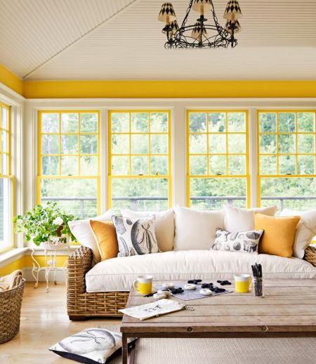 Interior Yellow Sunroom Decorating Ideas Charming On Interior And Sweet Spicy Bacon Wrapped Chicken Tenders 0 Yellow Sunroom Decorating Ideas